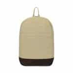 Custom Ivy Recycled Cotton Laptop Backpack - AWARE™ - Beige - 1