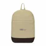 Custom Ivy Recycled Cotton Laptop Backpack - AWARE™ - Beige