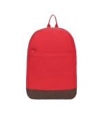 Custom Ivy Recycled Cotton Laptop Backpack - AWARE™ - Red - 1