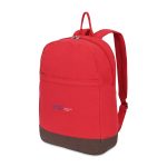 Custom Ivy Recycled Cotton Laptop Backpack - AWARE™ - Red - 2