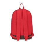 Custom Ivy Recycled Cotton Laptop Backpack - AWARE™ - Red - 4