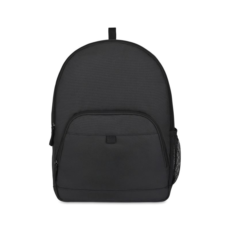 Custom Repeat Recycled rPET Backpack - Black - 1