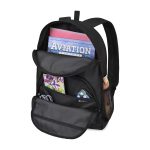 Custom Repeat Recycled rPET Backpack - Black - 3
