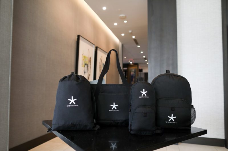 Custom Repeat Recycled rPET Backpack - Black - 8