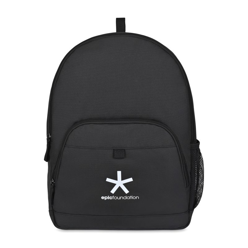 Repeat-Recycled-rPET-Backpack-Black-101635-001 Custom Repeat Recycled rPET Backpack - Black