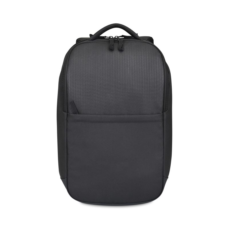 Custom Transit Recycled rPET Laptop Backpack - Black - 1
