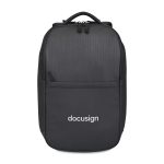 Custom Transit Recycled rPET Laptop Backpack - Black