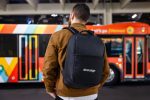 Custom Transit Recycled rPET Laptop Backpack - Black - 8