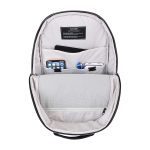 Custom Travis & Wells® Lennox Recycled Nylon Laptop Backpack - Black - 3