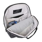 Custom Travis & Wells® Lennox Recycled Nylon Laptop Backpack - Black - 4