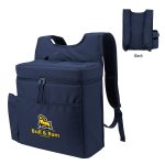 Custom Corey 30 Can Cooler Backpack With Tumbler Pocket - 6