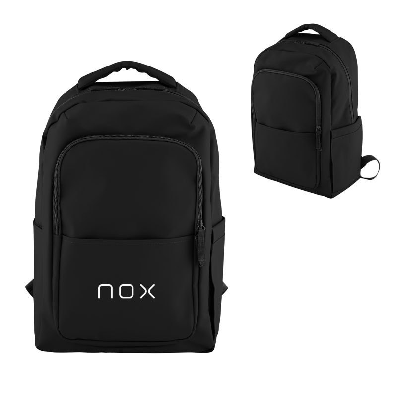 Custom Hudson Leatherette Laptop Backpack - 8