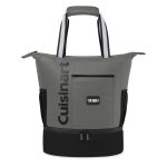 Custom Cuisinart Outdoors Expandable Backpack Cooler - Medium Grey