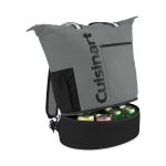 Custom Cuisinart Outdoors Expandable Backpack Cooler - Medium Grey - 4