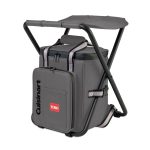 Custom Cuisinart Outdoors Folding Chair Backpack Cooler - Medium Grey