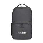 Custom Fletcher Recycled rPET Laptop Backpack - Black Sand