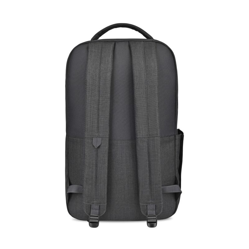 Custom Fletcher Recycled rPET Laptop Backpack - Black Sand - 2