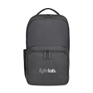 Custom Fletcher Recycled rPET Laptop Backpack - Black Sand