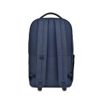 Custom Fletcher Recycled rPET Laptop Backpack - Navy Heather - 2