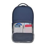 Custom Fletcher Recycled rPET Laptop Backpack - Navy Heather - 3