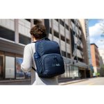 Custom Fletcher Recycled rPET Laptop Backpack - Navy Heather - 5