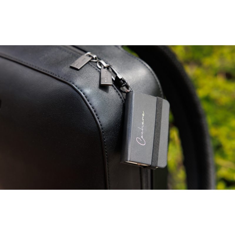 Custom Moleskine Classic Backpack and Mini Notebook Charm Set - Black - 2