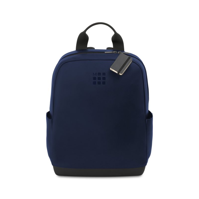 Custom Moleskine Classic Backpack and Mini Notebook Charm Set - Sapphire Blue-Black - 1