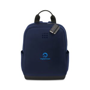 Custom Moleskine Classic Backpack and Mini Notebook Charm Set - Sapphire Blue-Black