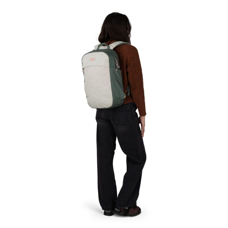 Custom Osprey Arcane Earth Large Day Backpack - Moon Beige-Pine Leaf - 5