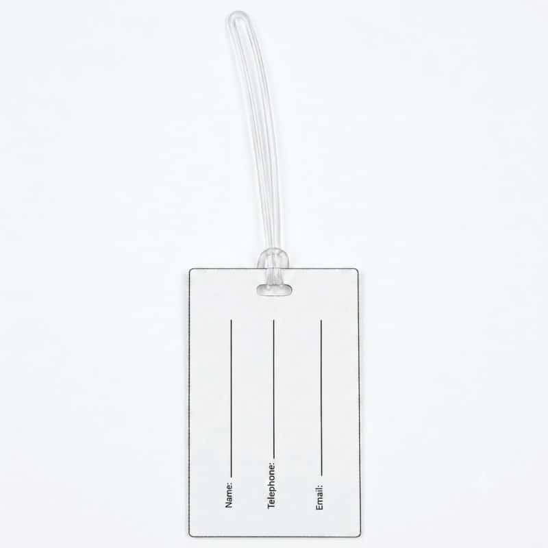 Custom 5D Bag / Backpack Tag 2.5"W x 4"H - 1
