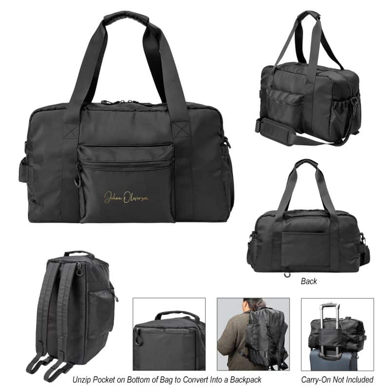 Custom Anywhere Rpet Sport Duffel Bag And Backpack - 8