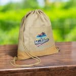 Custom Cork Drawstring Bag
