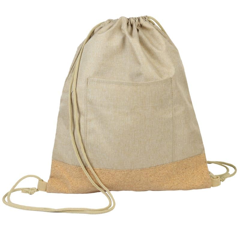 Custom Cork Drawstring Bag - 2