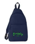 Custom Eco Friendly Quilted Sling Backpack.