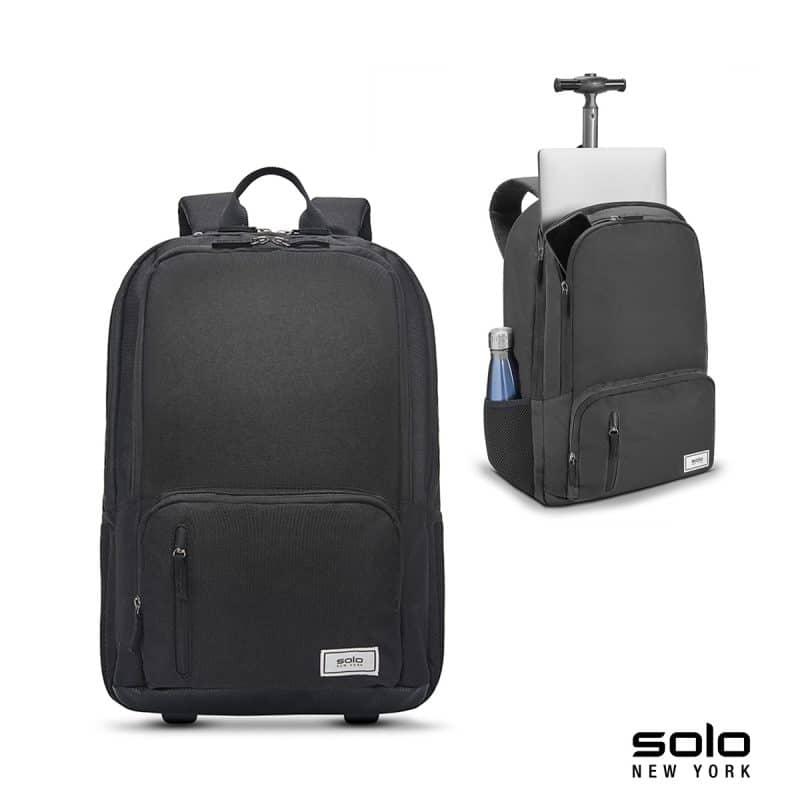 Custom Solo New York Bleecker Recycled Rolling Backpack - 1