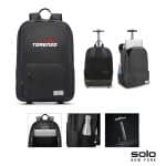 Custom Solo New York Bleecker Recycled Rolling Backpack
