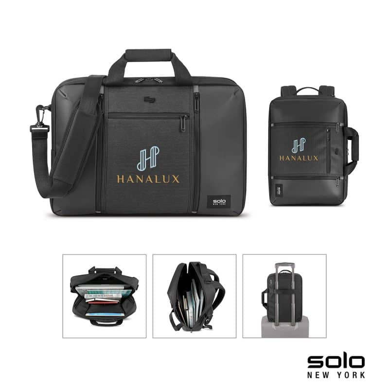 Custom Solo New York Highpass Hybrid Briefcase Backpack
