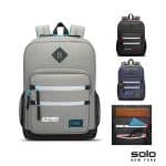 Custom Solo New York Vortex 15.6" Recycled Washable Backpack