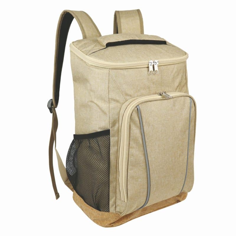 Custom Sustainable Cork & RPET Backpack Cooler - 1