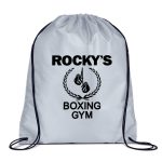 Custom 210D RPET Cinch-Up Backpack - 7