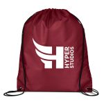 Custom 210D RPET Cinch-Up Backpack - 8