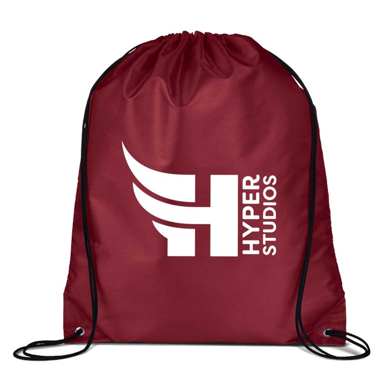 Custom 210D RPET Cinch-Up Backpack - 8