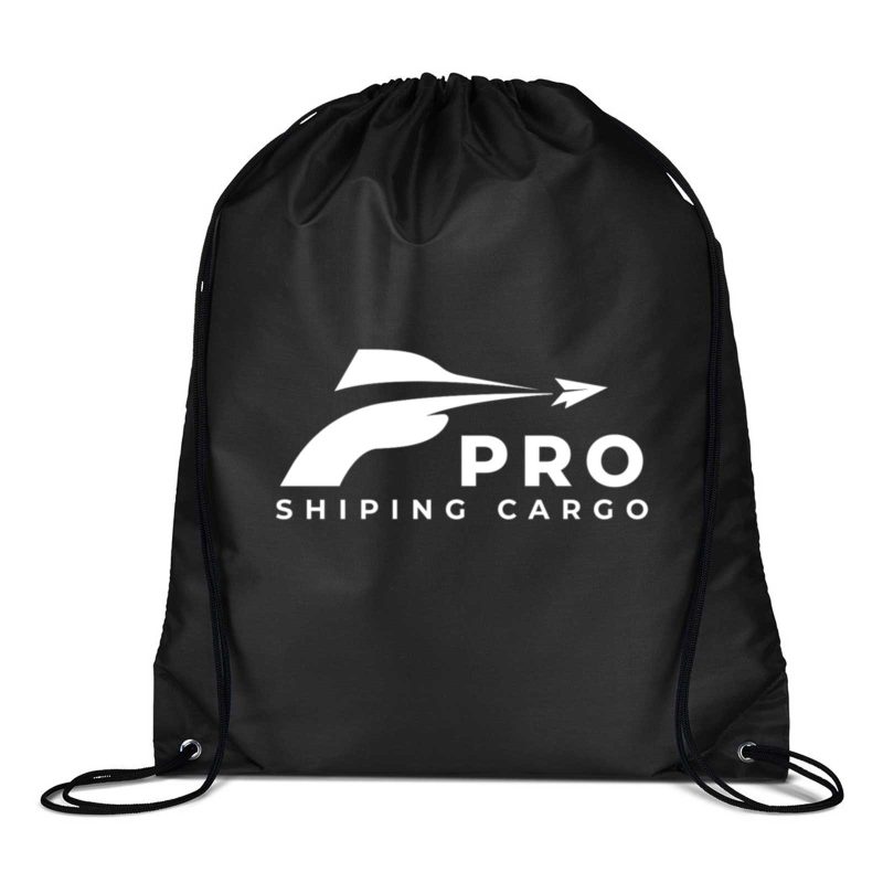 Custom 210D RPET Cinch-Up Backpack - 9