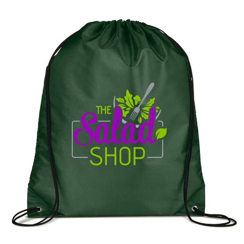 Custom Jornikolor 210D RPET Cinch-Up Backpack - 6