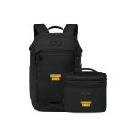 Custom Osprey Axis x Hydro Flask Backpack and Insulated Lunch Bag Bundle - Black