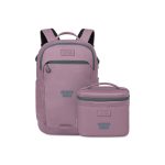 Custom Osprey Axis x Hydro Flask Backpack and Insulated Lunch Bag Bundle - Iris Pink