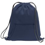 Custom Port & Co™ Core Fleece Sweatshirt Cinch Pack. - 3