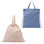 Custom Pueblo Recycled Cotton & RPET Drawstring Bag - 1