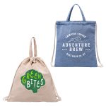 Custom Pueblo Recycled Cotton & RPET Drawstring Bag