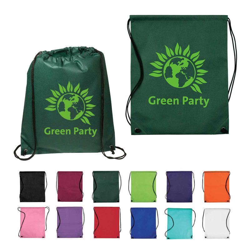 Custom RPP Non Woven Drawstring Bag